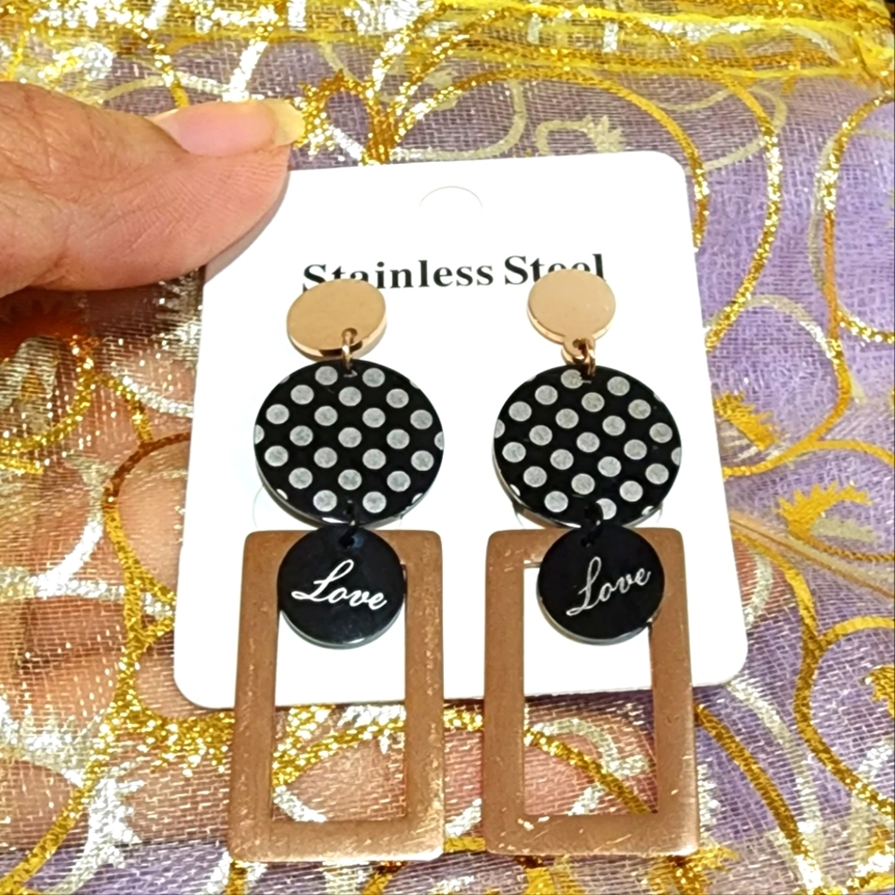Love Earings Stainless steel